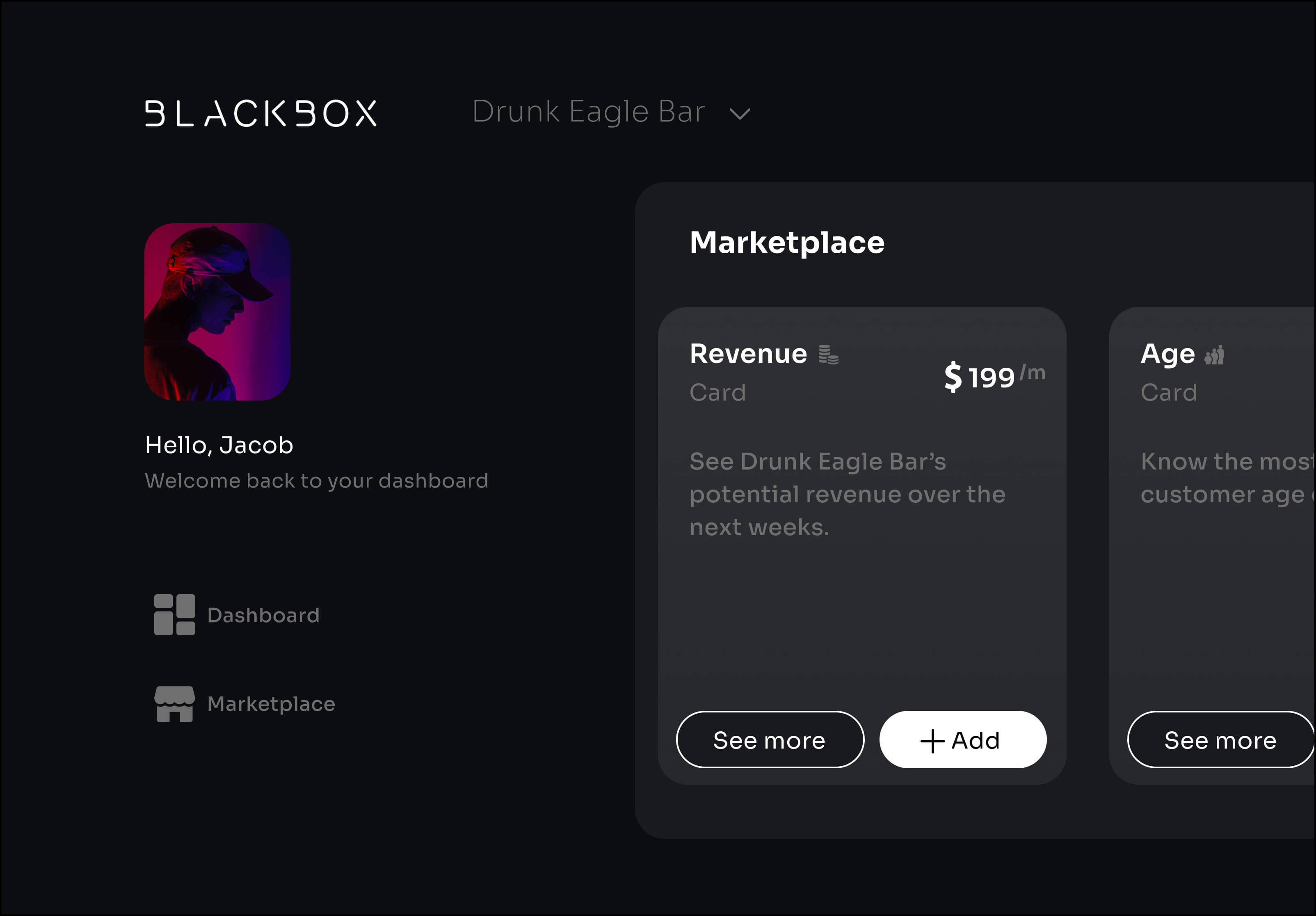 Blackbox Dashboard